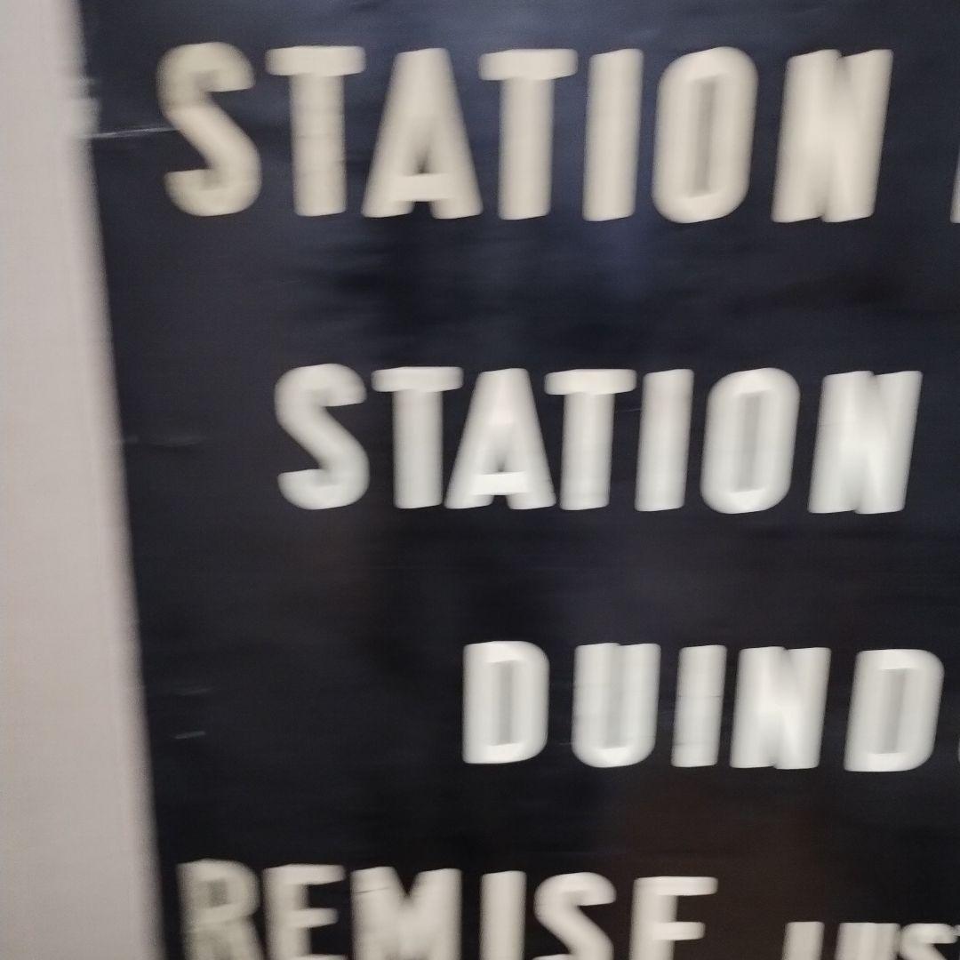 ヴィンテージバスロールサイン本物 オランダ ヴィンテージバスロール