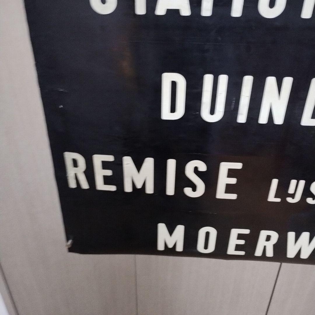 ヴィンテージバスロールサイン本物 オランダ ヴィンテージバスロール