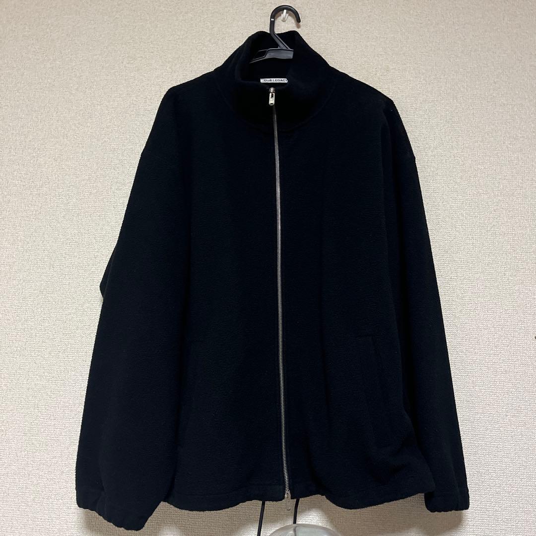 OUR LEGACY アワーレガシー/ブラック フリースジャケット 48 OUR LEGACY（アワー レガシー） JACKET - Black 48 【公式通販】
