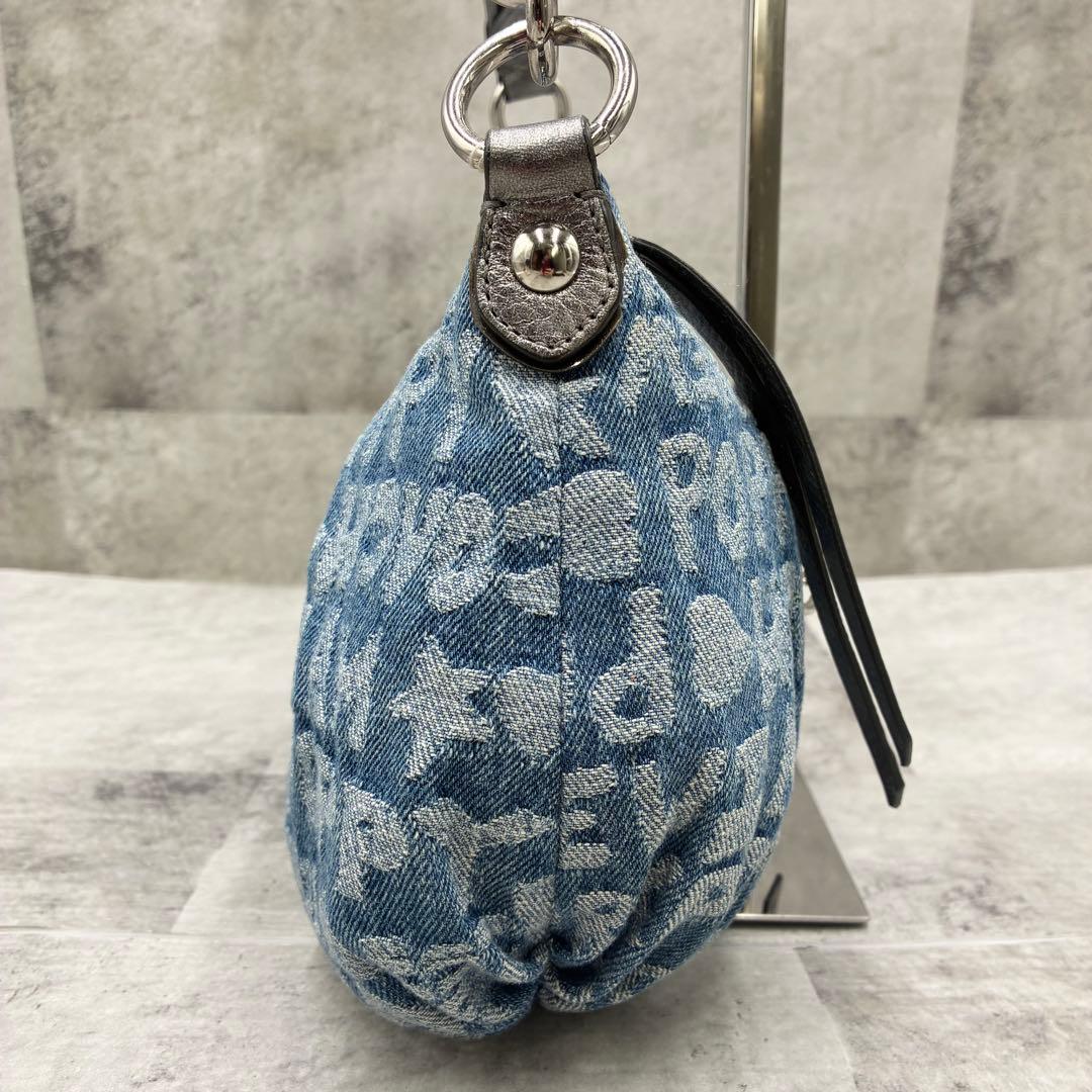 ✨稀少✨美品✨コーチ　ポピー　セミショルダーバッグ　2way ロゴ　デニム