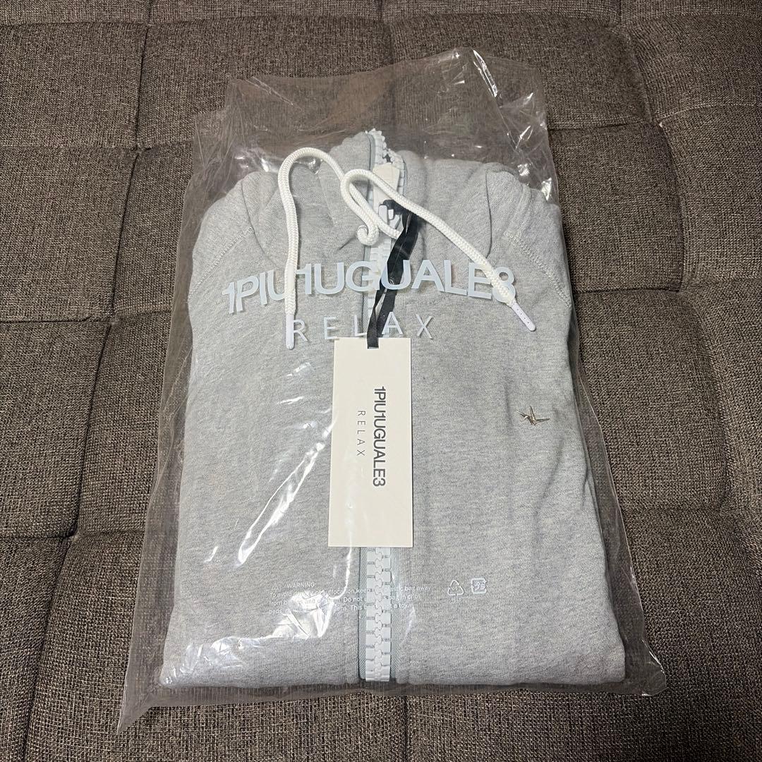 1PIU1UGUAALE3 RELAX スエットパーカーサイズXL カラーグレイ