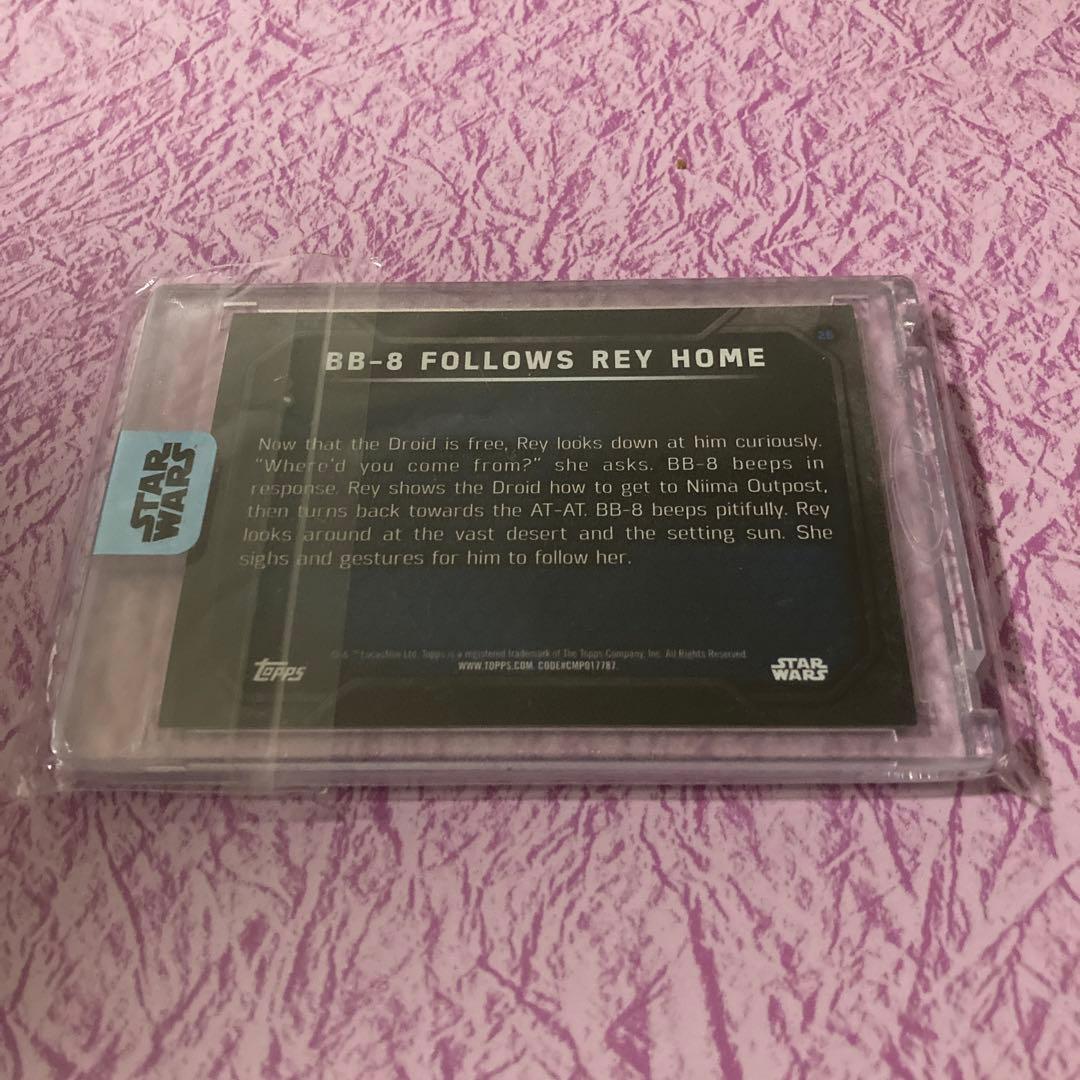 スターウォーズstarwarsサイン入りトレーディングカードtopps トレカ