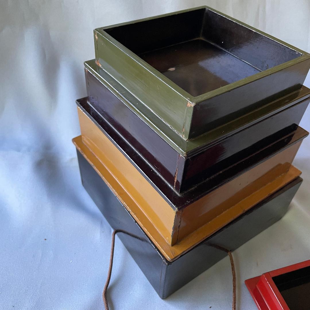骨董品 五段重箱