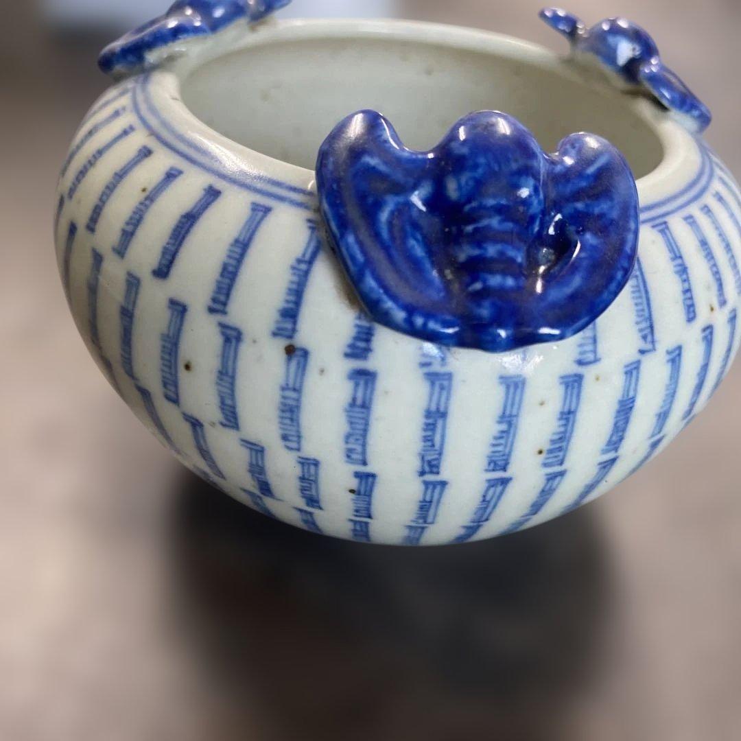 中国　染付　美術　時代物