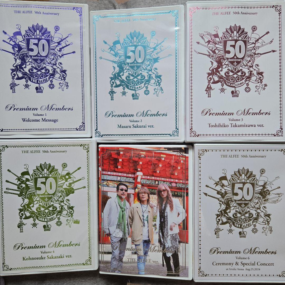 THE ALFEE 50th Premium Members DVDセット全6巻