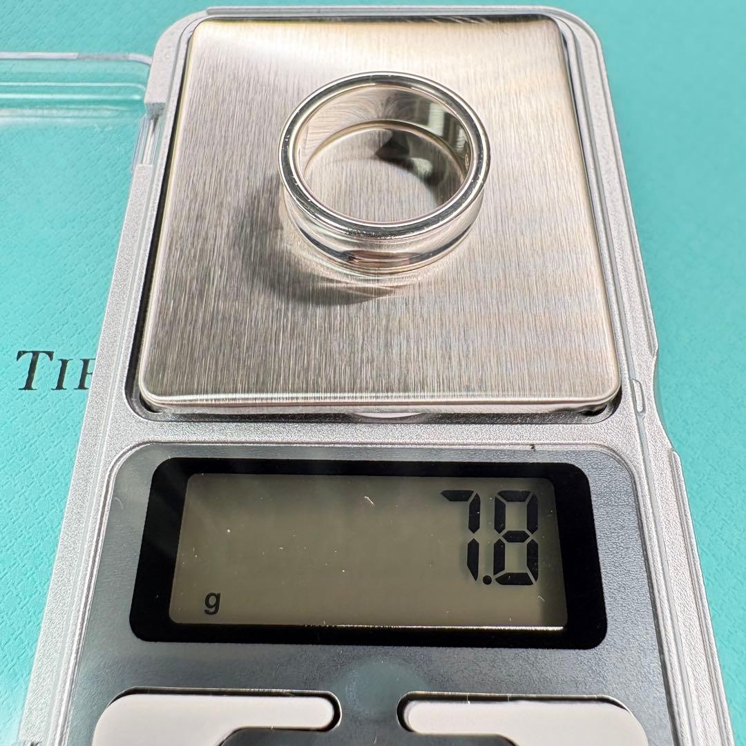 【美品】約17号 ティファニー Tiffany ナロー 1837リングSV925