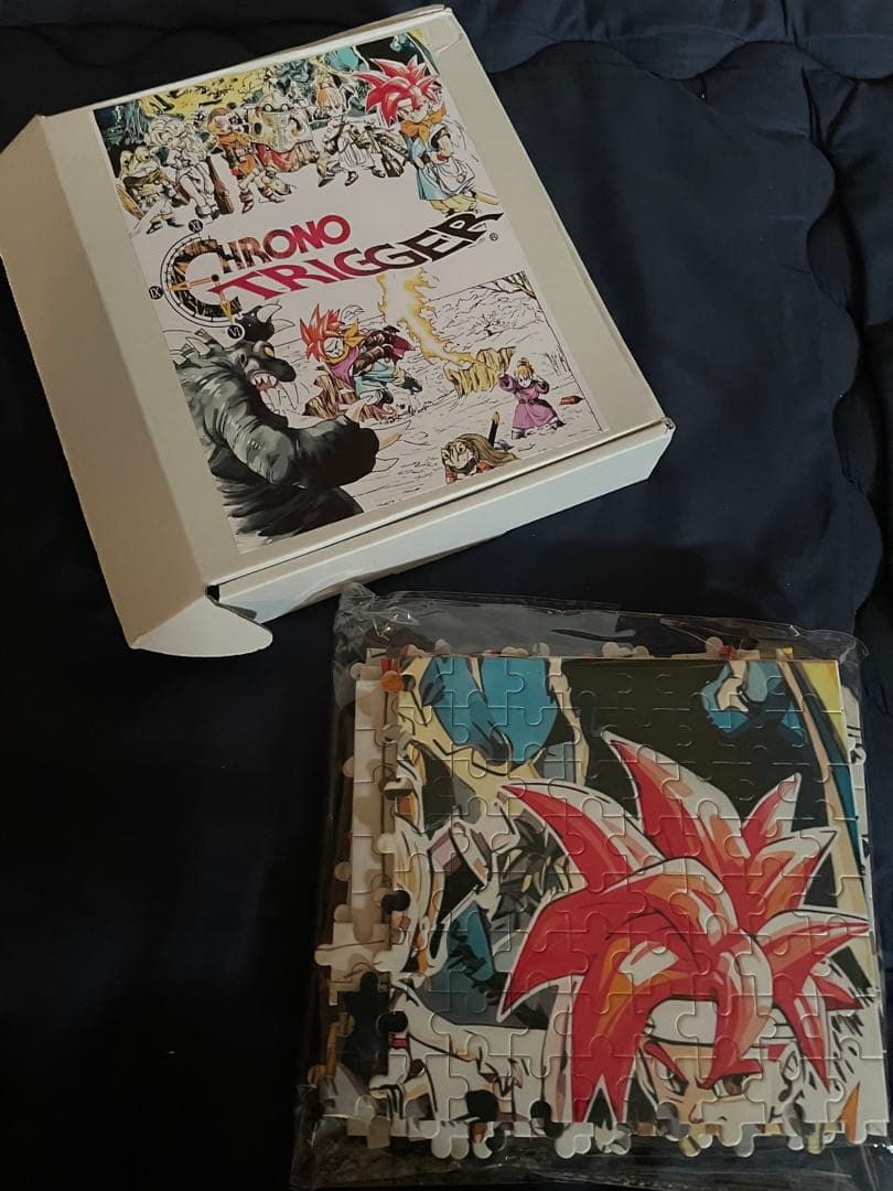 送料無料 30年前？ 美品 クロノトリガー ジグソーパズル 1000P 激レア