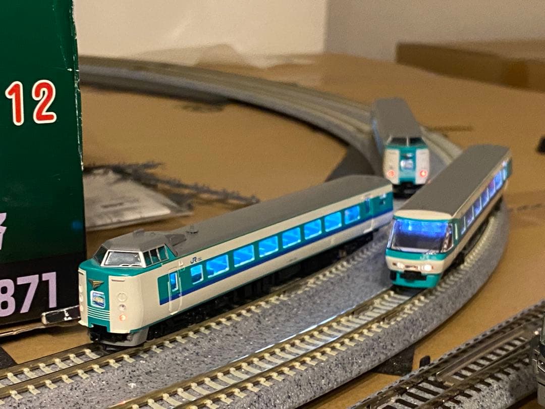 TOMIX381系くろしお基本6両セット（増結セットはジャンク品）