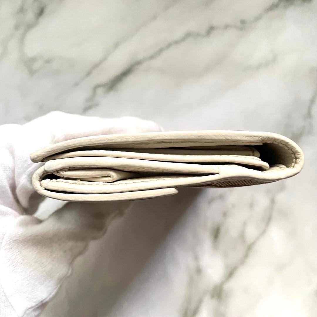 GUCCI グッチGG キャンバス　レザー　長財布　2つ折り財布 0113-⑧