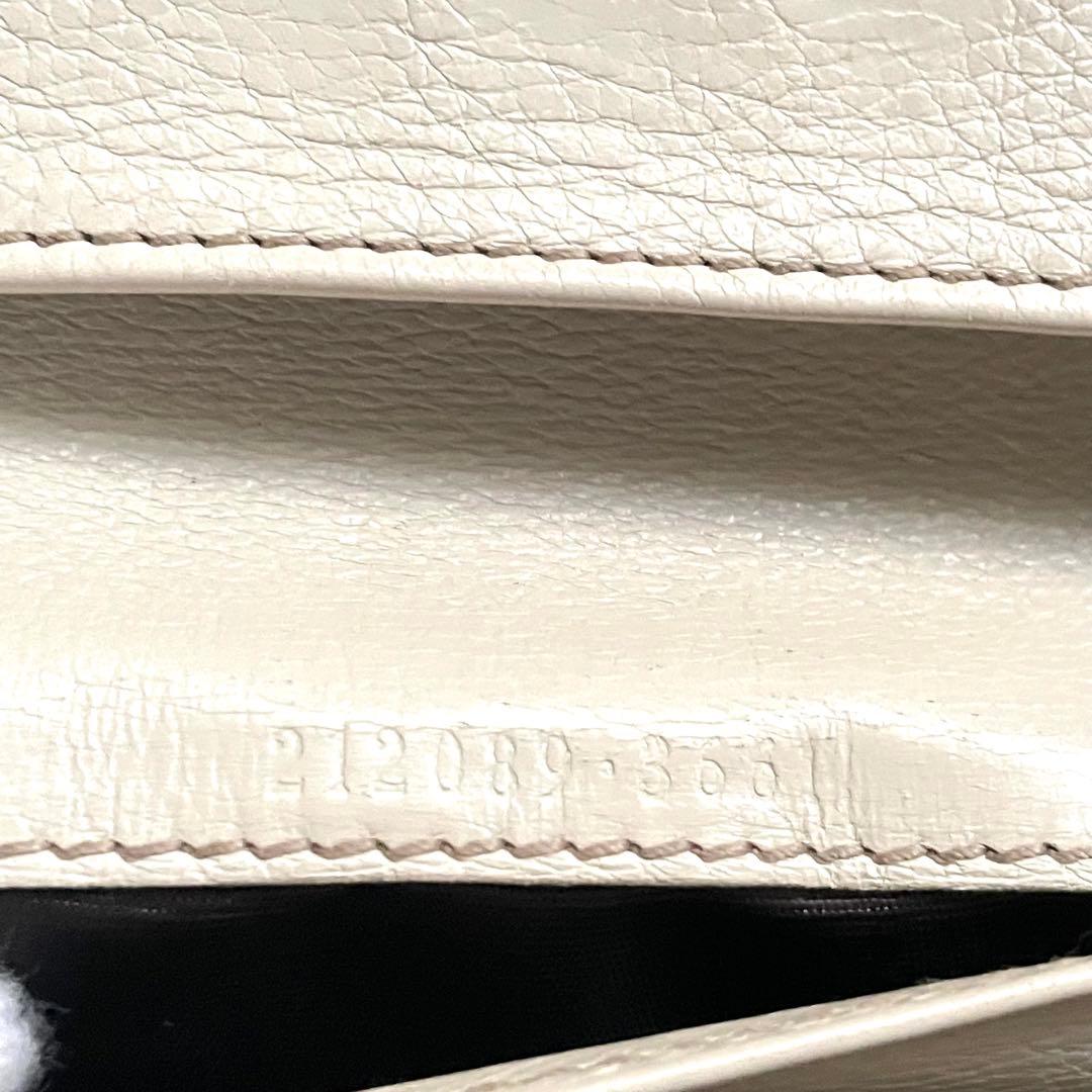 GUCCI グッチGG キャンバス　レザー　長財布　2つ折り財布 0113-⑧