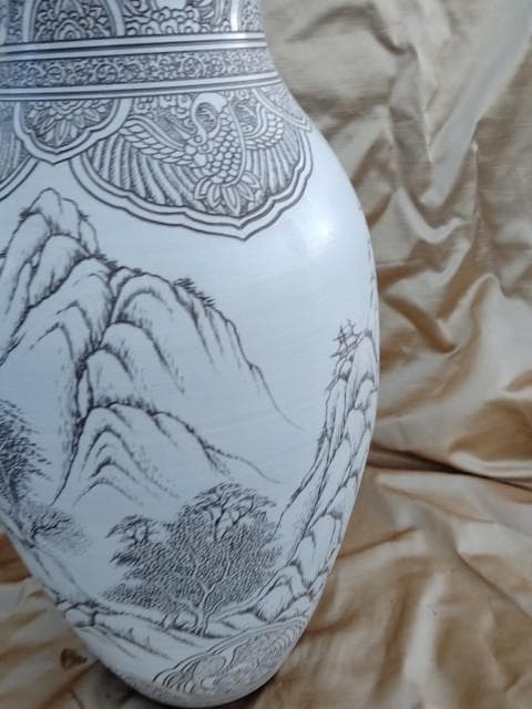 東炎窯　壷　54x20cm