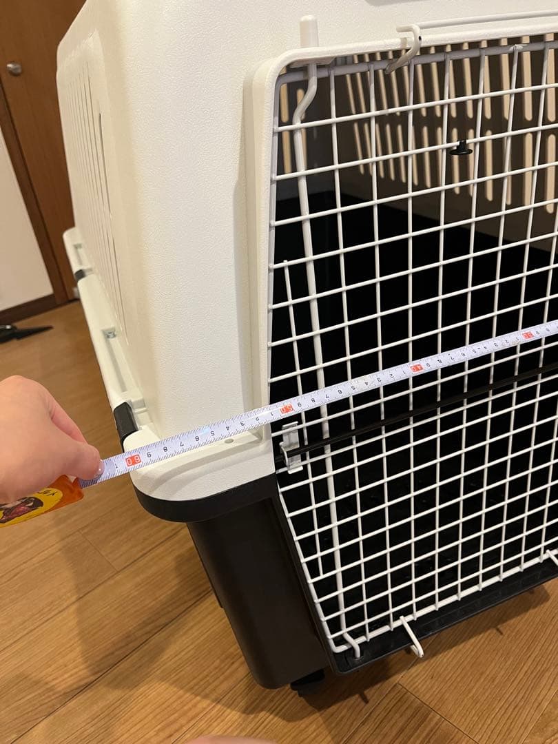 美品】ペットキャリー キャスター付き ゲージ ペットハウス 飛行機