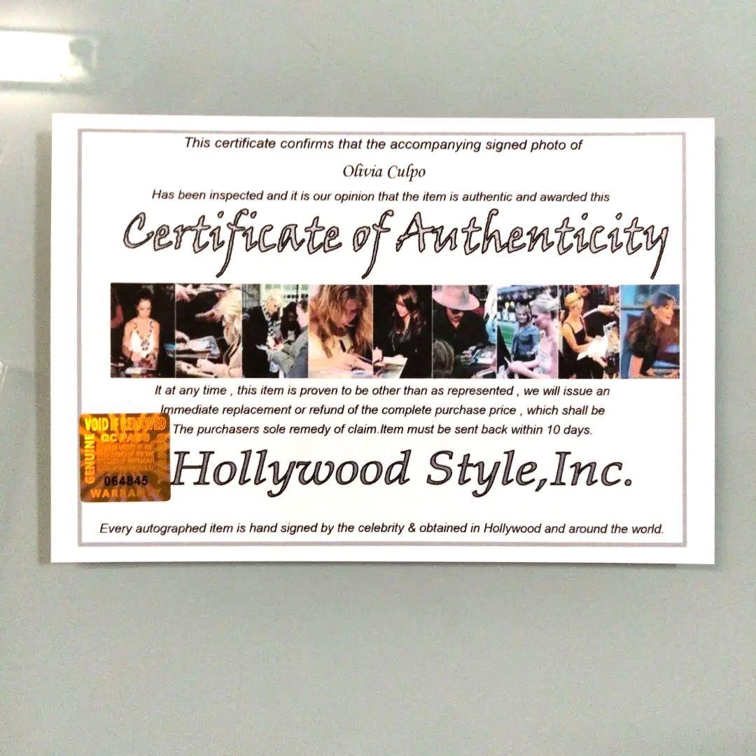 ミス・ユニバース…オリビア・カルポ直筆サイン入り超 大型写真