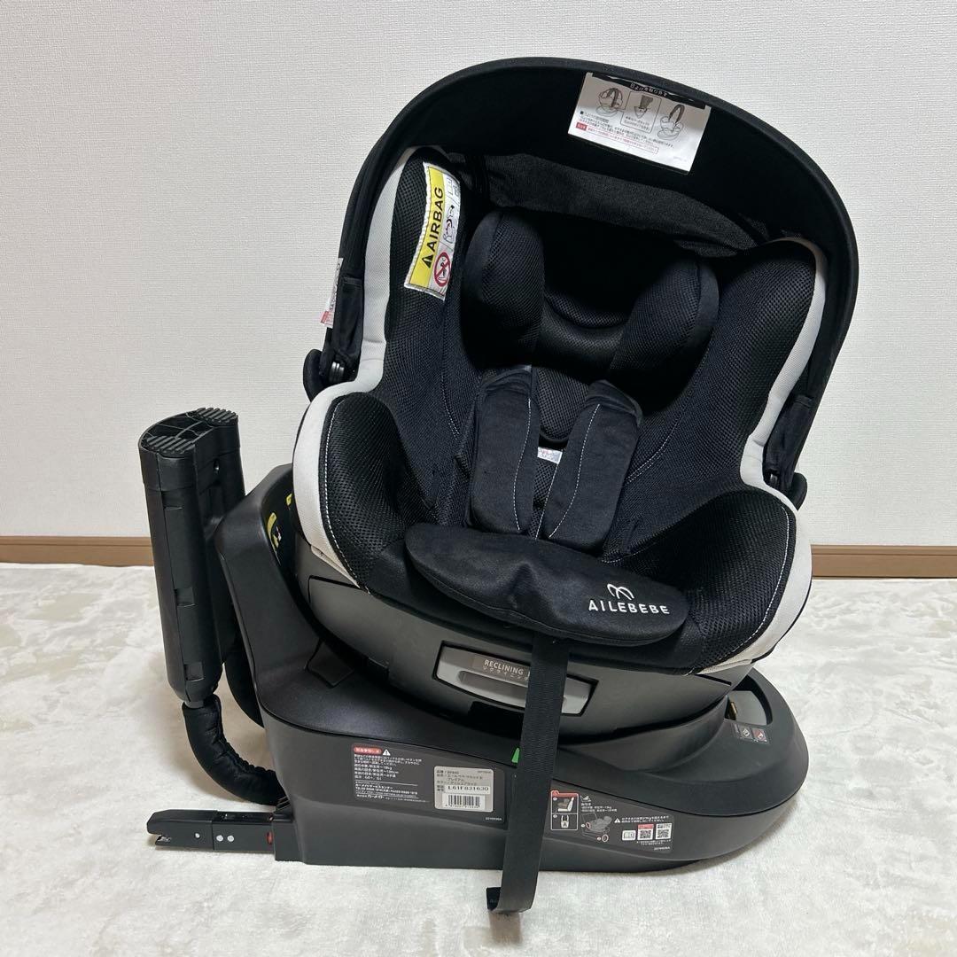 ✨美品✨ エールべべ クルット 3i プレミアム BF840 ISOFIX 黒