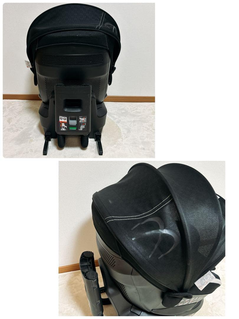 ✨美品✨ エールべべ クルット 3i プレミアム BF840 ISOFIX 黒