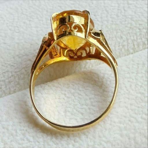 K18 トパーズリング 12号