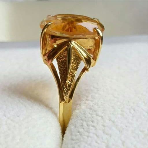 K18 トパーズリング 12号