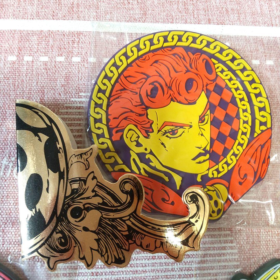 ジョジョの奇妙な冒険 5部黄金の風ラバーコースターセット ジョルノ ブチャラティ