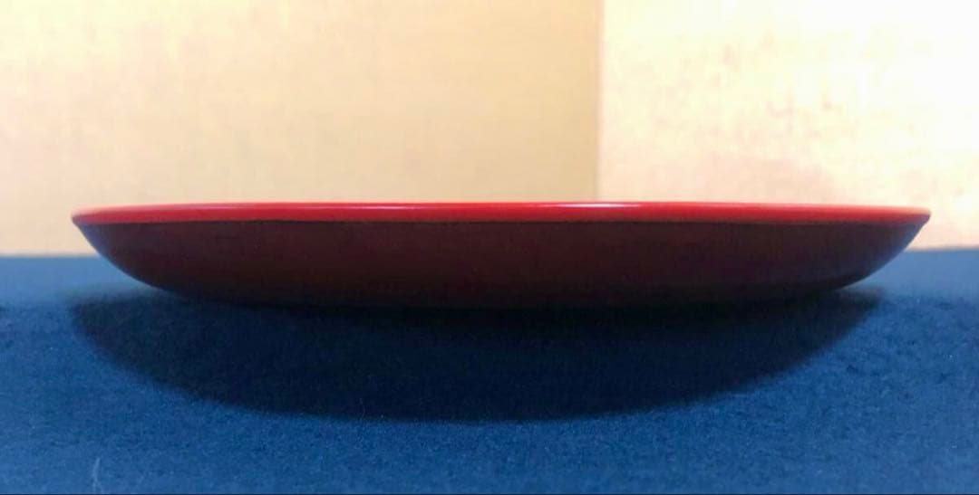 祖」菊花 蒔絵 菓子皿10客 横越 自入 共箱 (122A②)