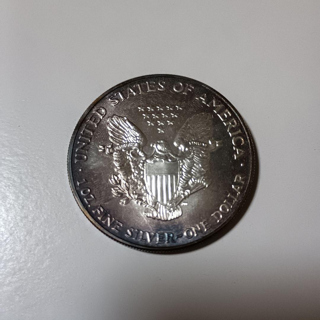 1990年 アメリカ イーグル銀貨 ケース破損