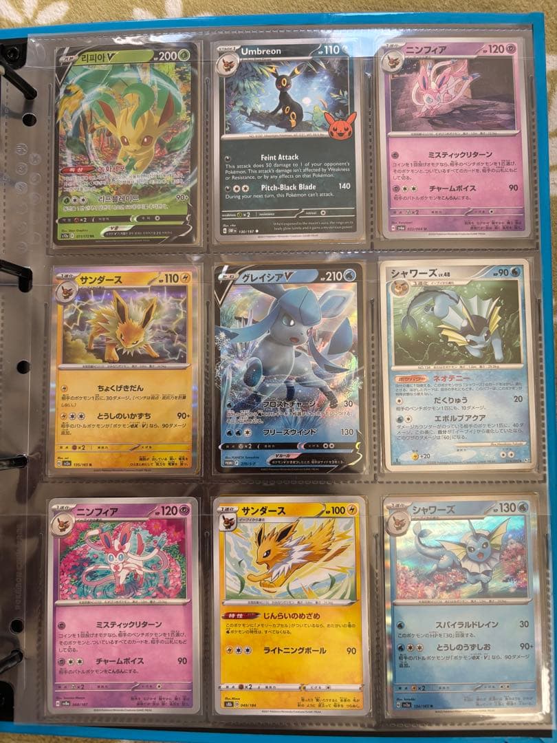 【引退品】ブラッキーex SAR＆マックピカチュウ含む 豪華90枚＋ファイル付