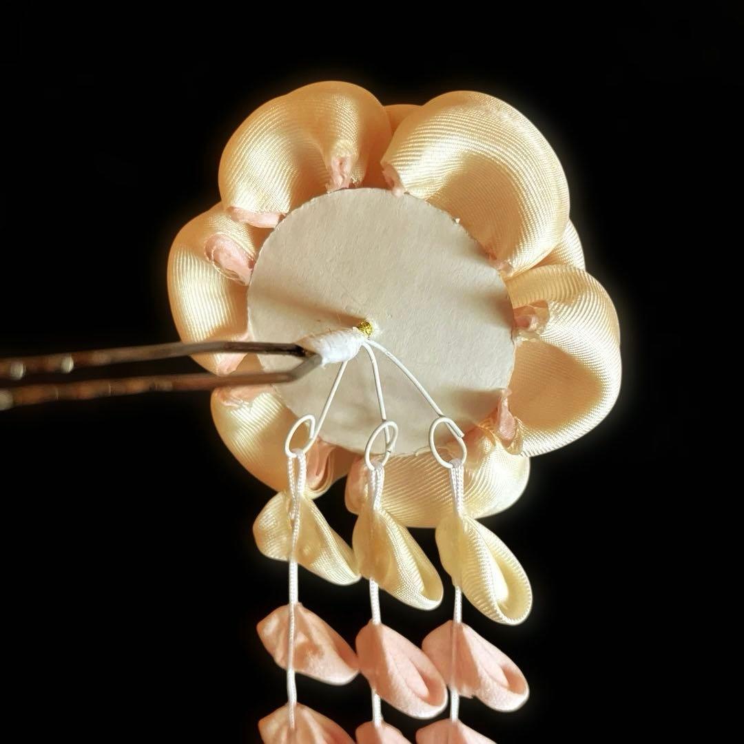 日本髪 髪飾り 七五三(7歳)～成人式 ピンク