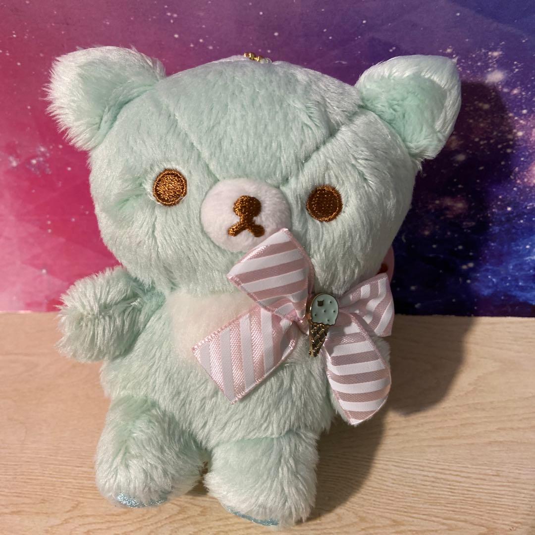 【限定値下げ】リラックマ　ぶらさげぬいぐるみ　ハッピーアイスクリーム　タグ付き