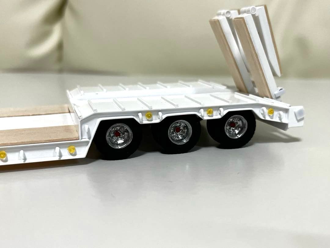 1/50 3軸低床トレーラー自動あゆみ　ケンクラフト プロフィア 用　重機　建機