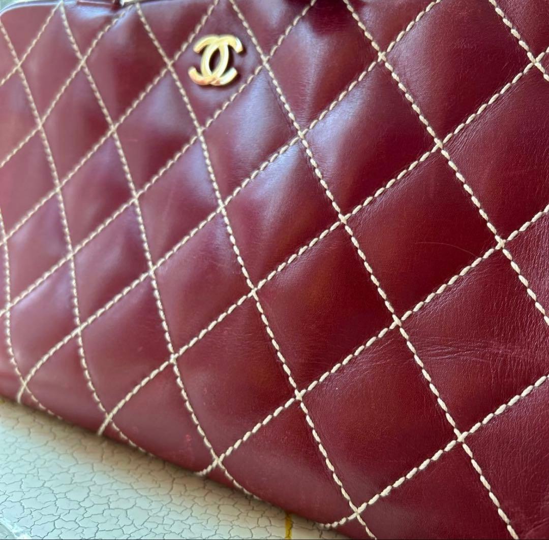 シャネル　ワイルドステッチ　ハンドバック