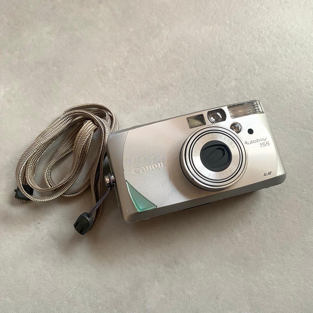 完動品・電池付き】Canon Autoboy 155 フィルムカメラ - メルカリ