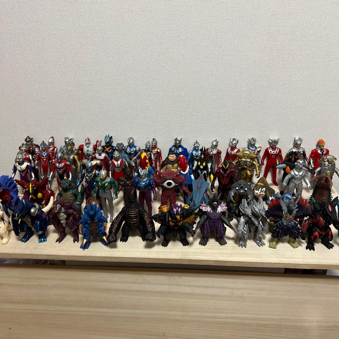 ウルトラマンソフビ59個まとめ売り￼