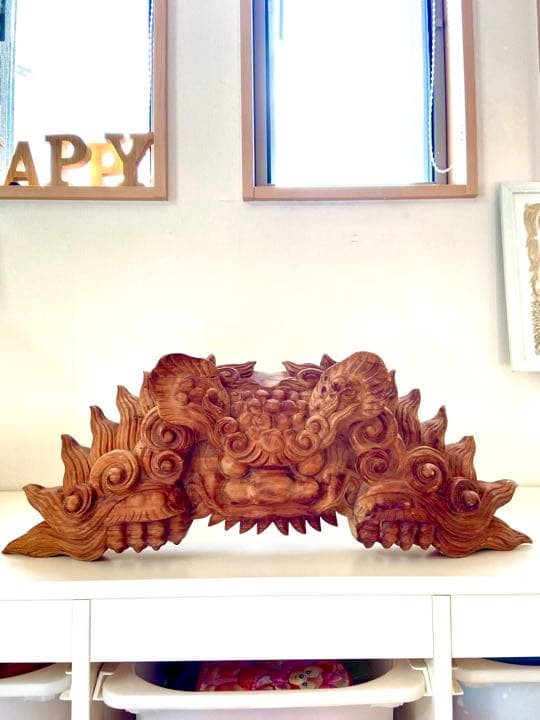 販売 木彫 鬼熊 獅噛 獅子噛 貴重☆地車 だんじり 木彫 鬼熊 獅噛