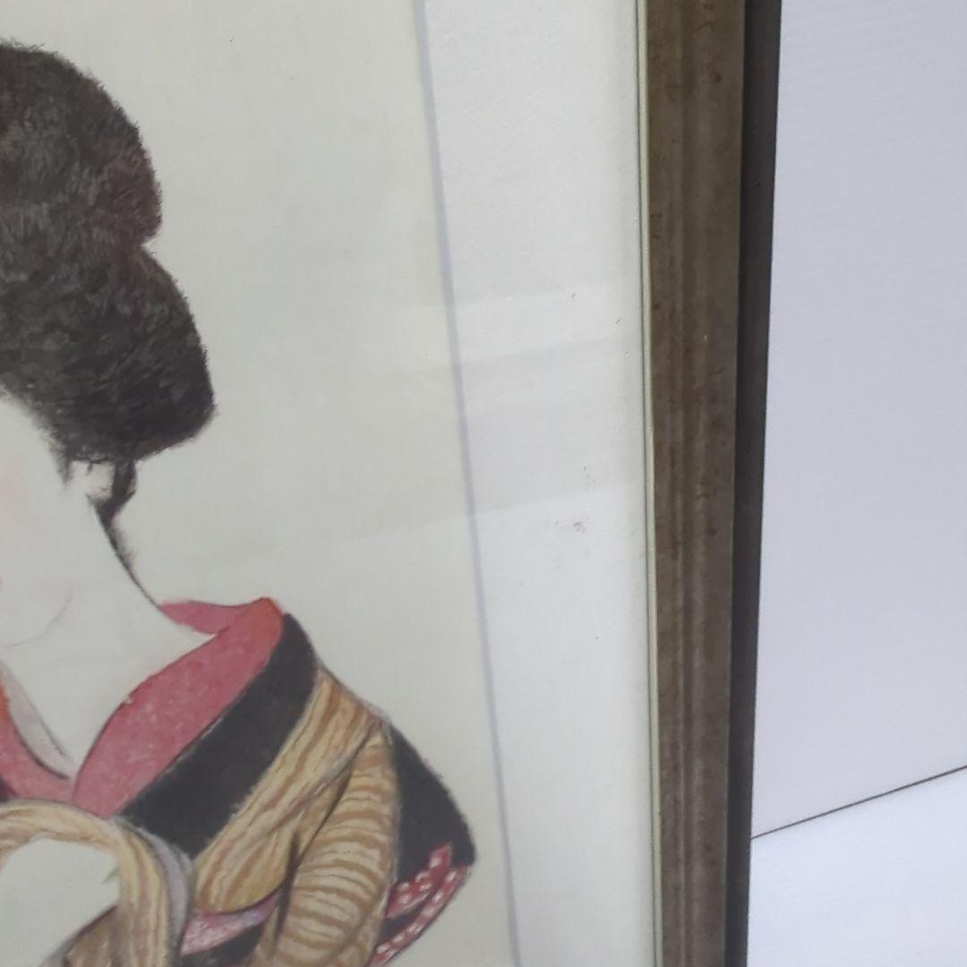 竹久夢二 リトグラフ （木場の娘） 277/300 日芸版画院印有 - メルカリ