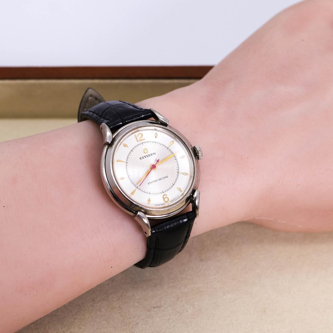 稼働 CITIZEN center second 腕時計 SV925 1969
