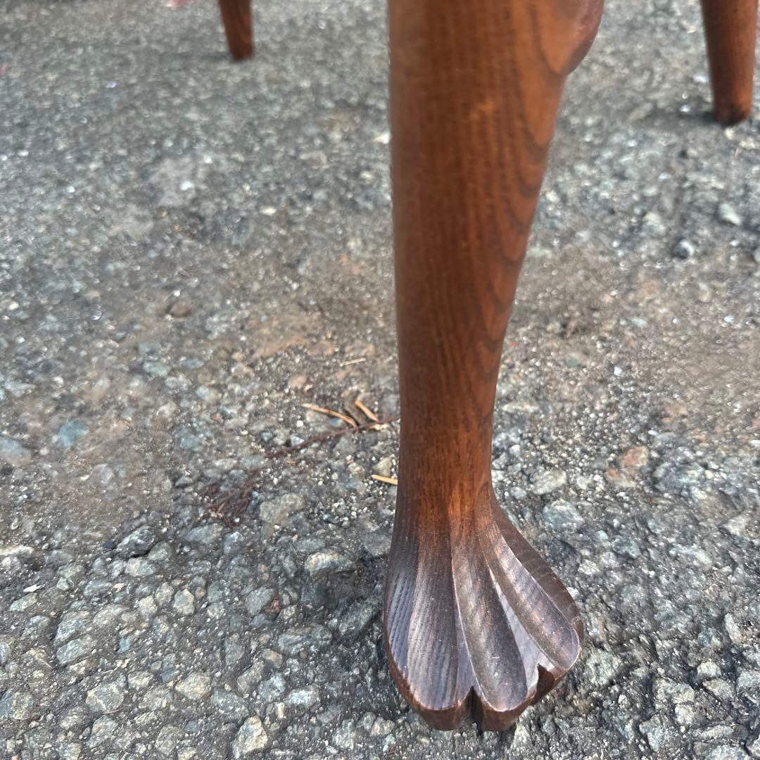 瞬間お値下げ‼️豪邸発掘品‼️木製スピンドルバックチェア アーム