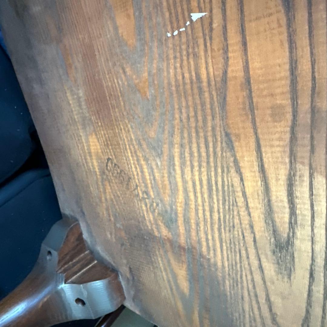 瞬間お値下げ‼️豪邸発掘品‼️木製スピンドルバックチェア アーム