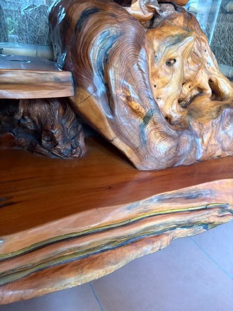 本屋久杉 屋久杉 オブジェ 灯籠 工芸品 天然木 希少 ※商品説明必読