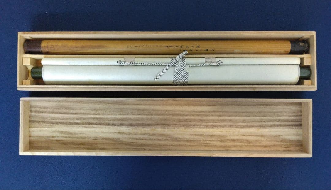 土佐光貞（隠し落款：光貞）美人画　歌仙図　浮世絵／絹本 掛軸　表装交換済