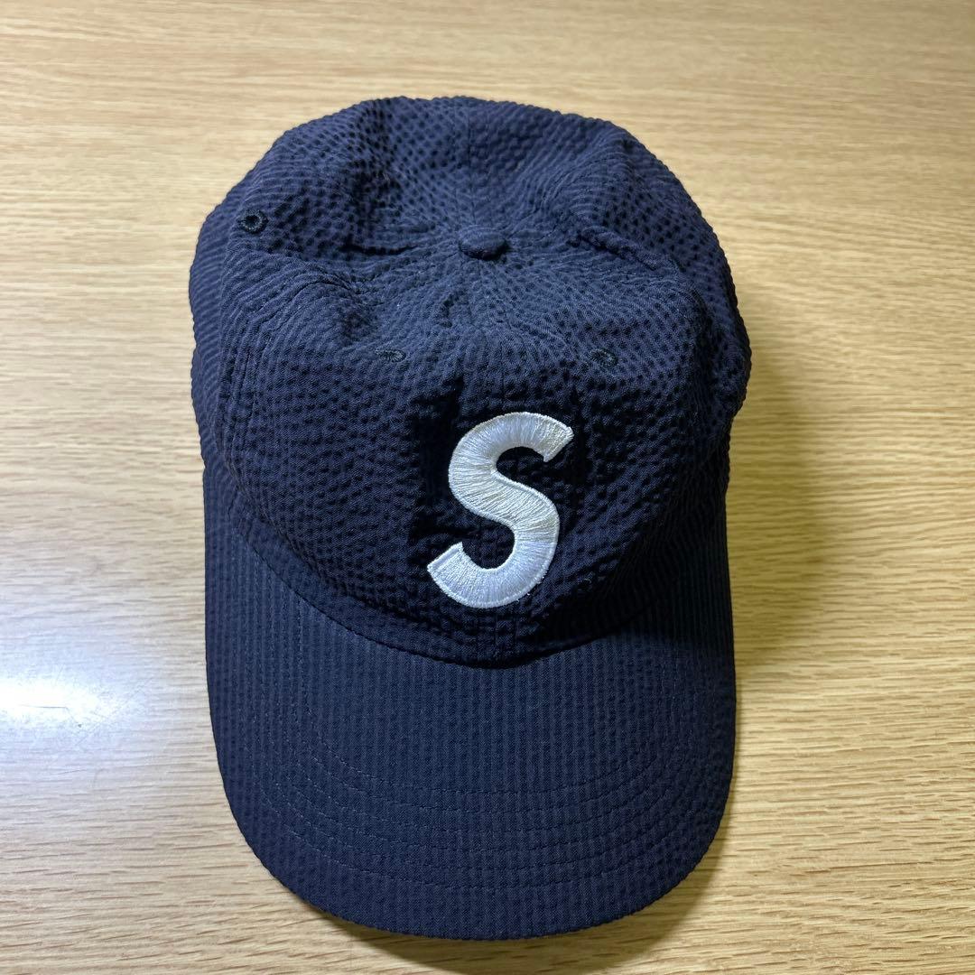 SUPREME ネイビーキャップ Sロゴ SUPREME ネイビー Sロゴキャップ