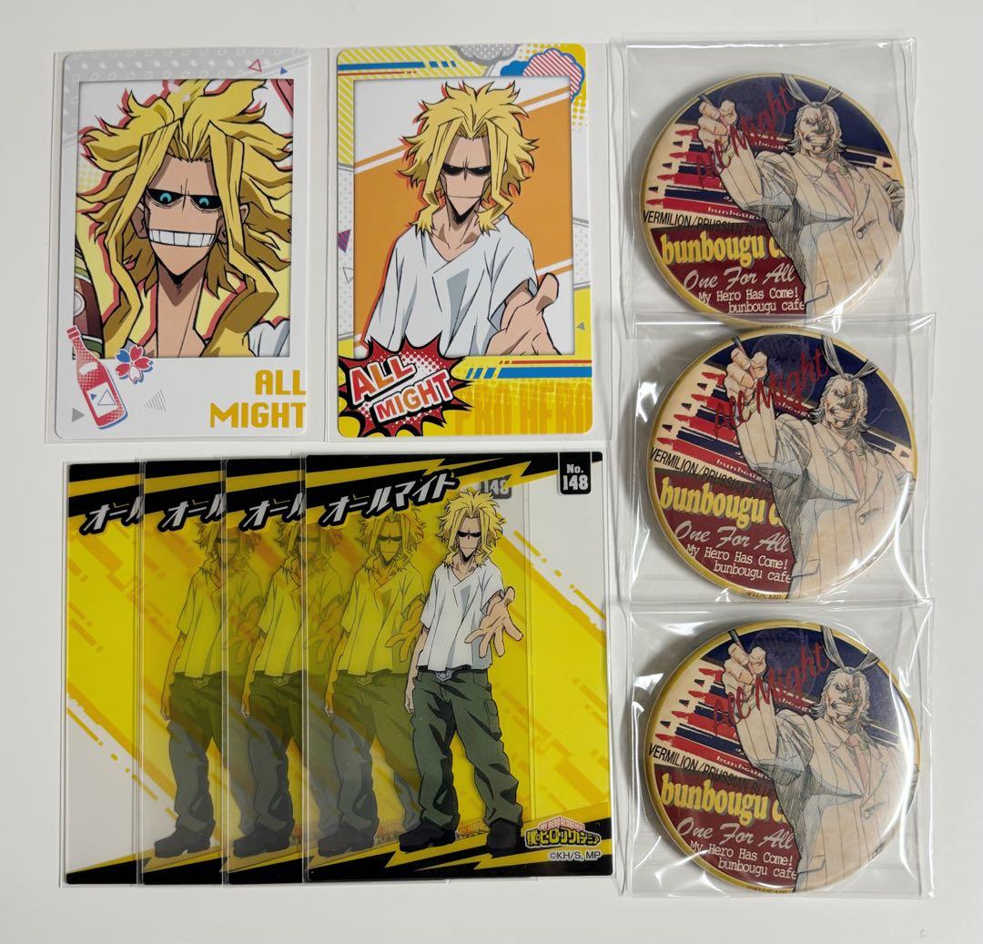 僕のヒーローアカデミア オールマイト 八木俊典 アニマル 缶バッジ
