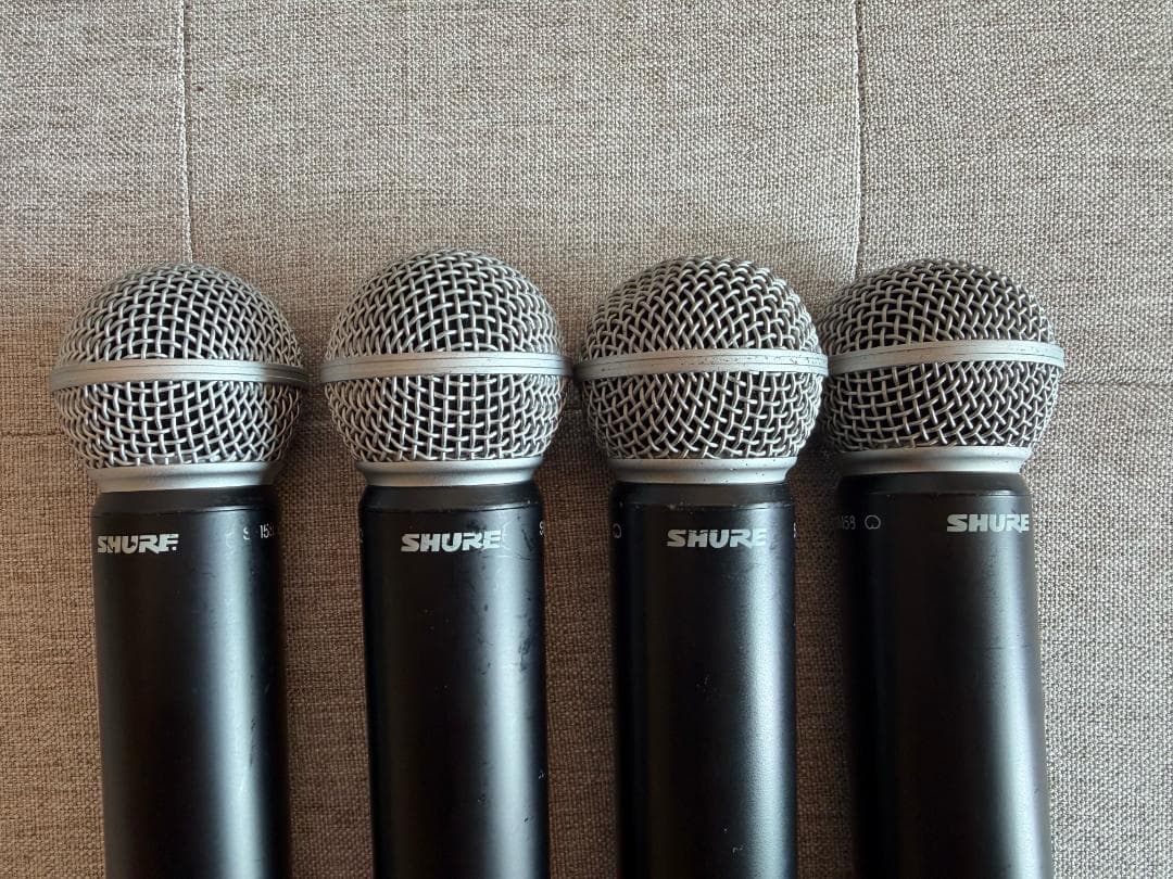 SHURE ワイヤレスマイク 4チャンネル分 BLX288/SM58 2セット