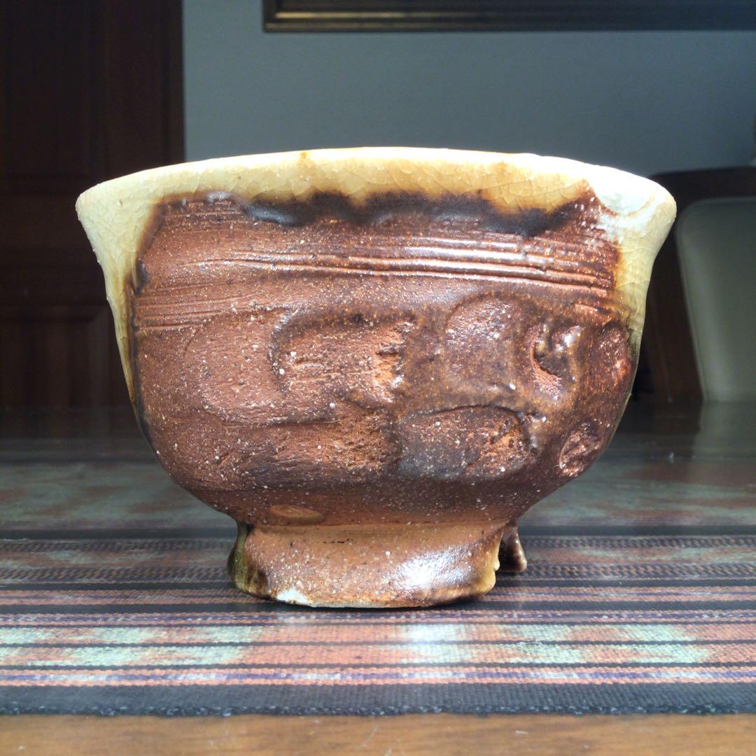 スタうー特価』 古伊賀 西山窯 恐らく 3代目 坂本 瀧山 茶盃 (抹茶