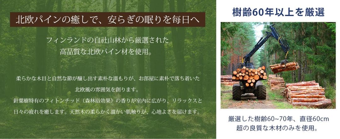 ベッドフレーム シングル ベッド 宮棚 2口コンセント すのこ 北欧パイン材