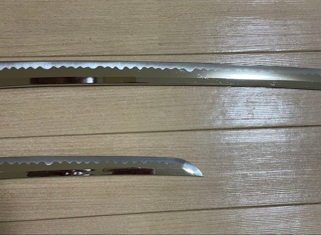 模造刀　居合刀　白鞘　太刀　脇差　武具　y31