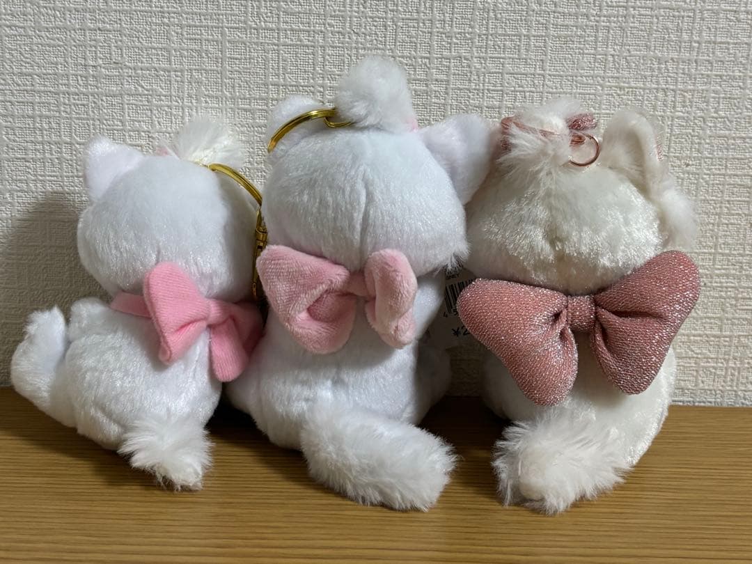 おしゃれキャット　マリー　ぬいぐるみ　キーチェーン　5点　ディズニーストア　#1