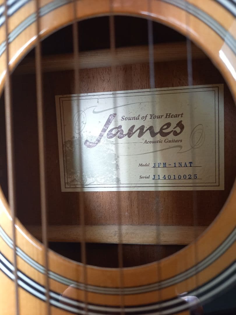 ジェームスミニアコギ jfm-1nat