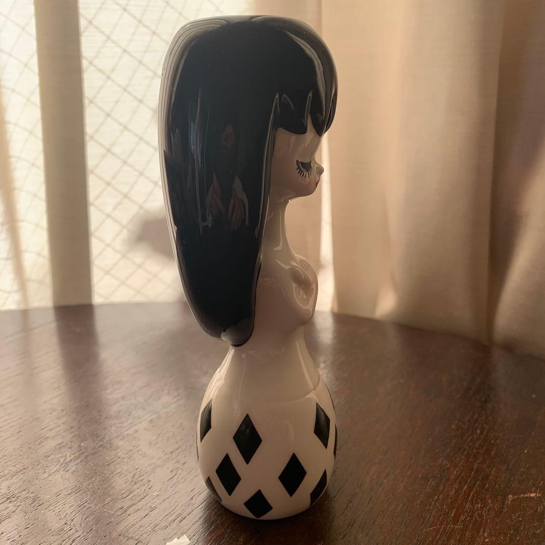 激レア Rune 内藤ルネ 人魚 マーメイド 一輪挿し 花瓶 置物 昭和レトロ