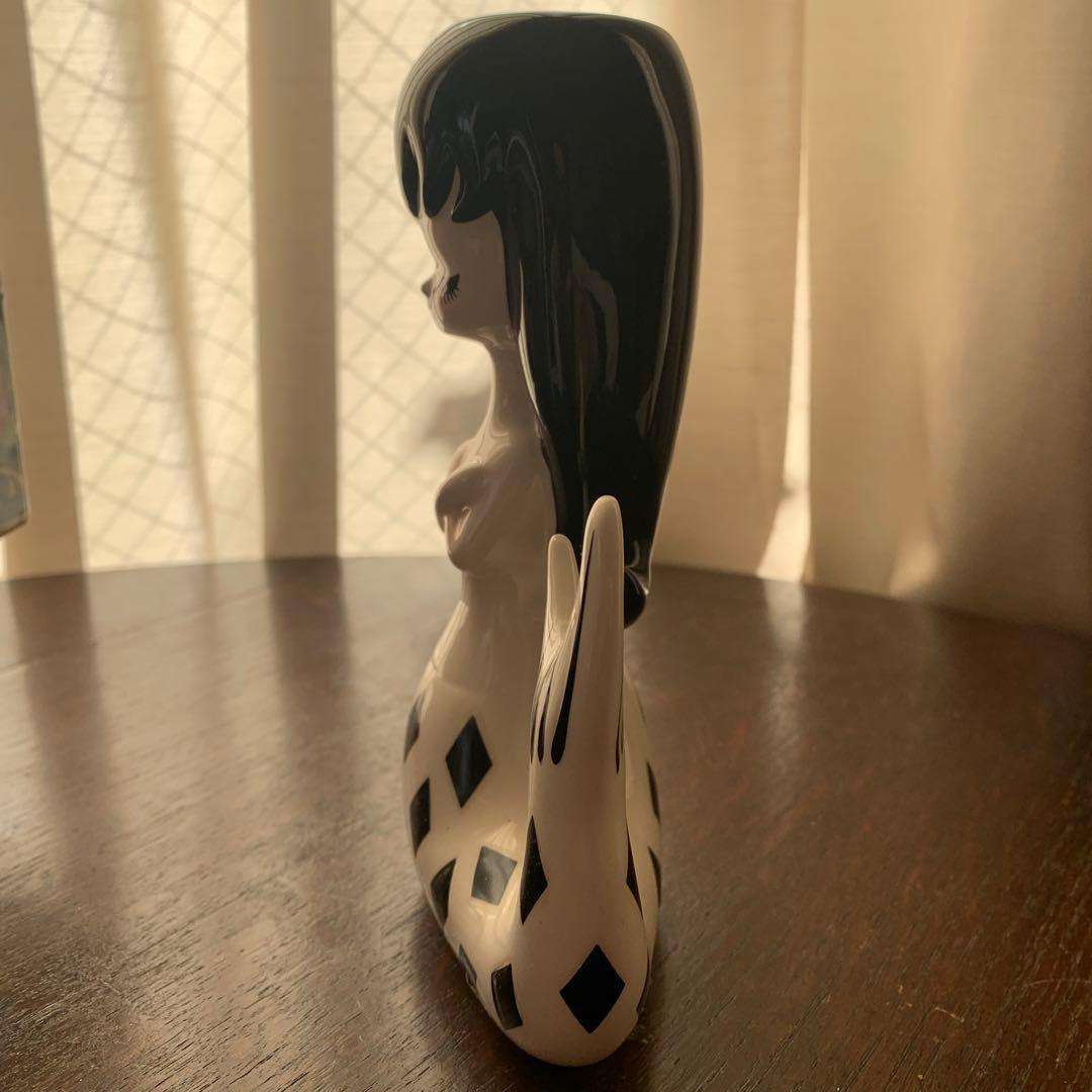 激レア Rune 内藤ルネ 人魚 マーメイド 一輪挿し 花瓶 置物 昭和レトロ