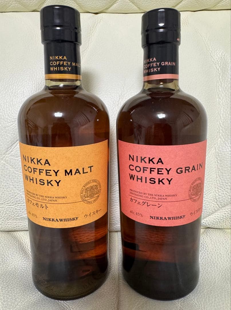 ニッカ　カフェモルト　カフェグレーン　700ml×2本 ニッカ カフェモルト＆カフェグレーンウイスキー 700ml 2本セット