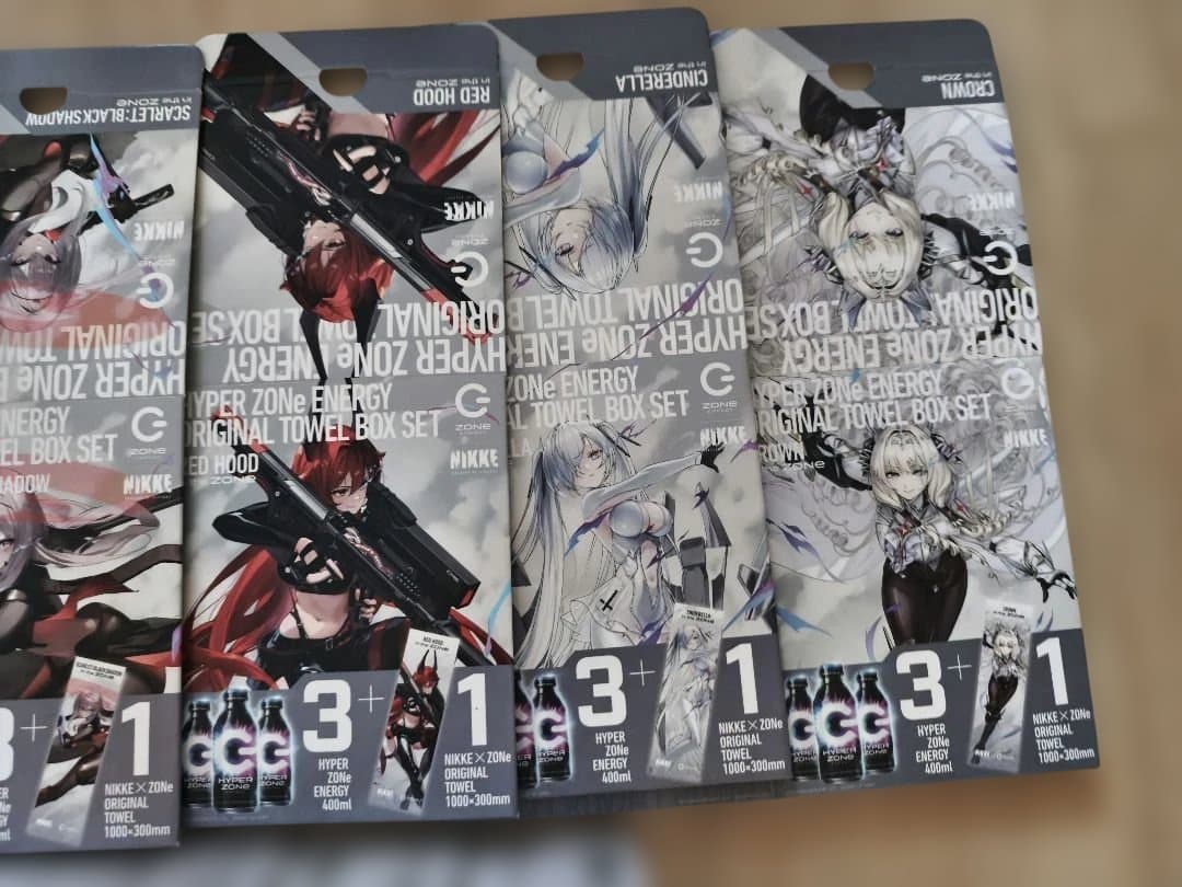 勝利の女神 NIKKE G ZONE NIKKE タオル ボックスセット 全種類